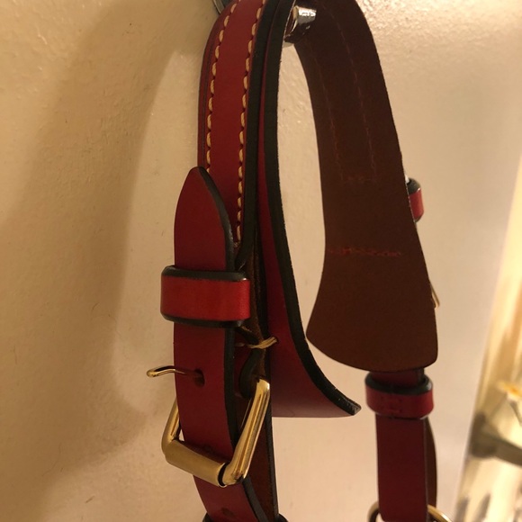 Dooney & Bourke zebra off white red black bucket - Picture 7 of 9